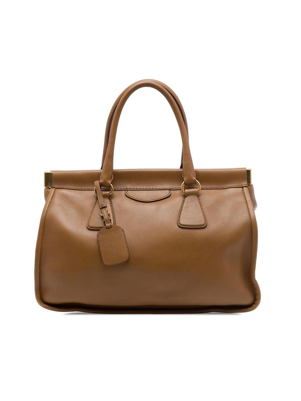 Prada City Calf Frame Top Handle Tote #362156P72B